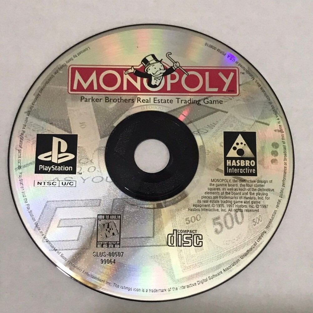 PS1 Monopoly Playstation 1